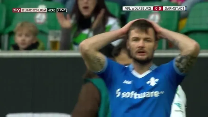 Wolfsburg empató 1-1 con el Darmstadt