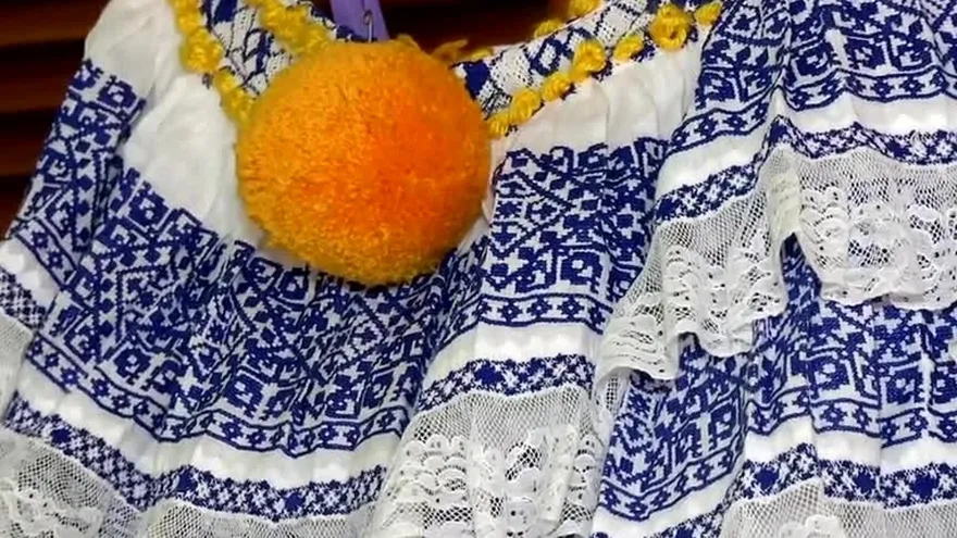 La historia de una artesana de la pollera