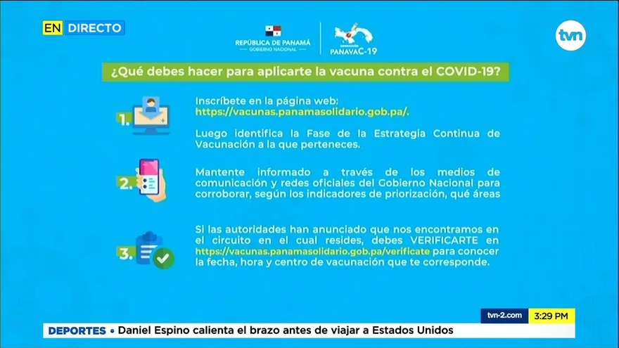 Invitan a residentes de San Miguelito a registrarse para la vacunación