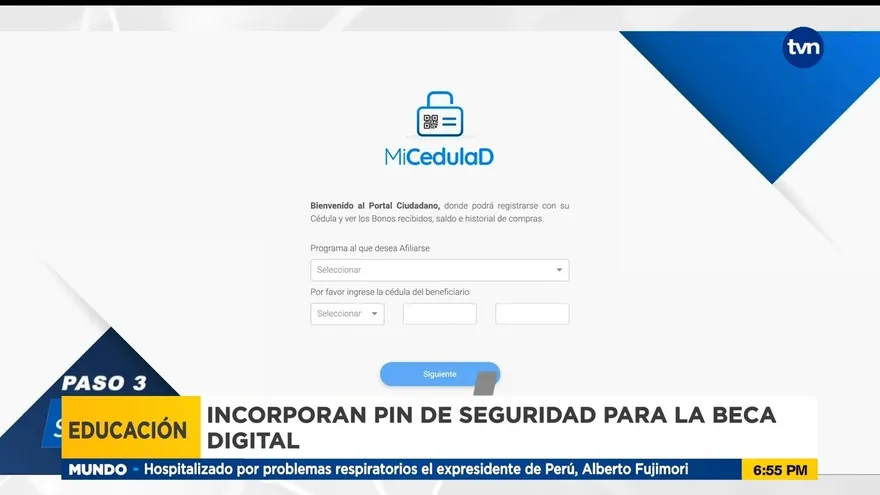 Beneficiarios del Pase U deberán registrar pin