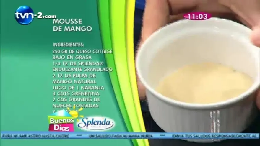 Mousse de mango