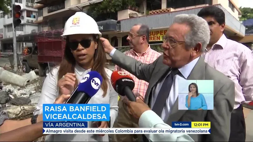 Residentes de Vía Argentina cuestionan a la vicealcaldesa