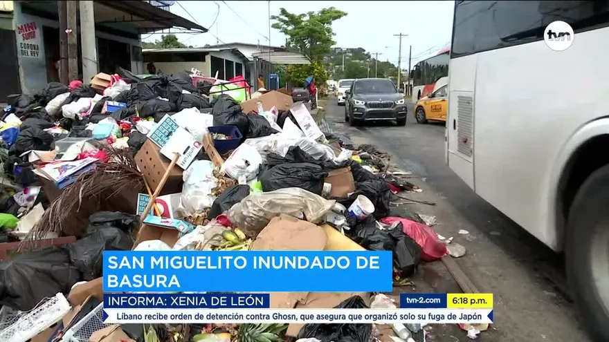 San Miguelito inicia el Año Nuevo inundado en basura