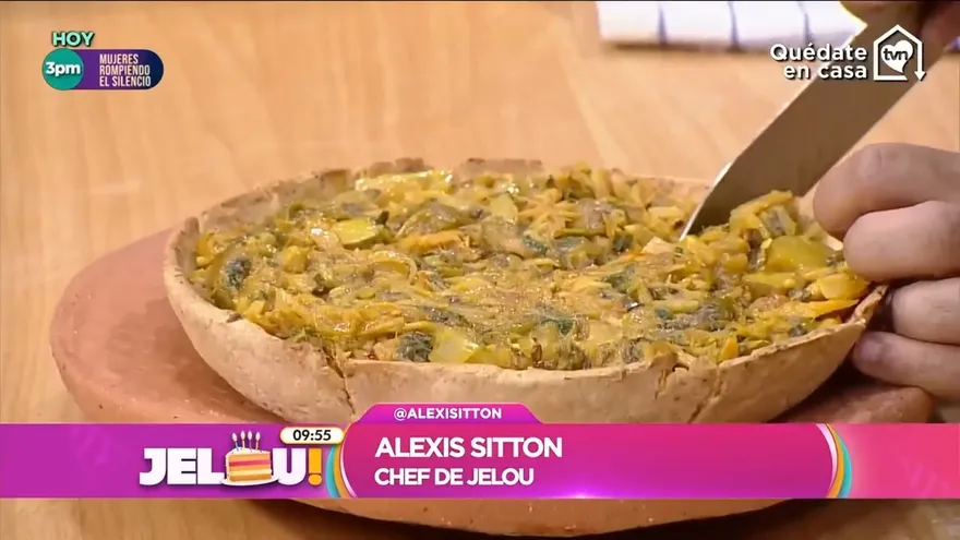Alexis nos enseña a hacer una rica tarta de bacalo