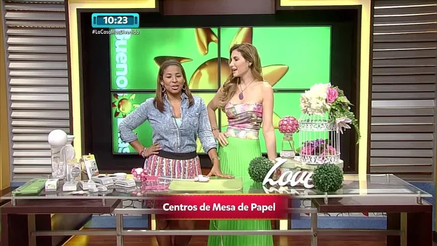 Como lo Hago: Te enseñamos a hacer centros de mesa de papel