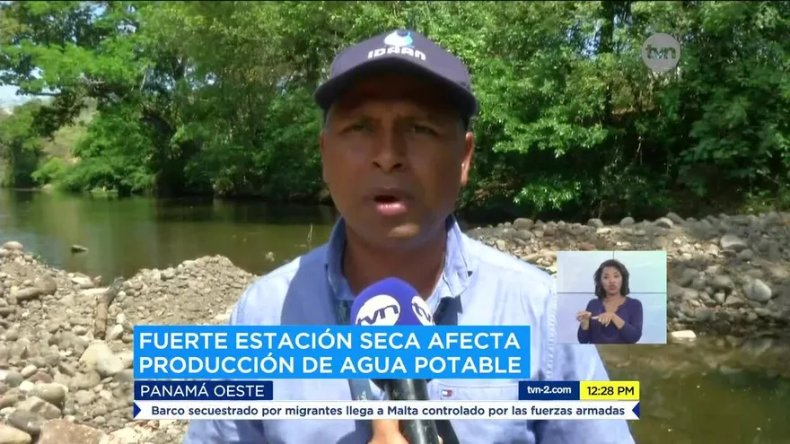 Disminuye caudal en ríos de Chame