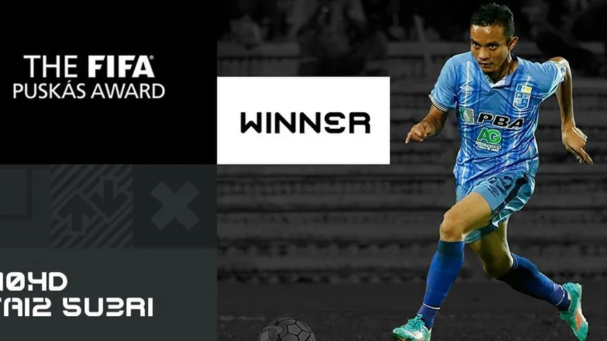 Mohd Faiz Subri, ganador del Premio Puskas