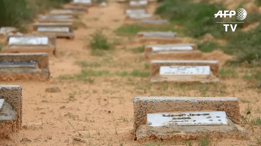 El cementerio libio de los migrantes "desconocidos"