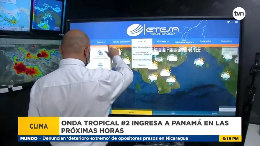 El clima se verá afectada ante el ingreso de la onda tropical #2