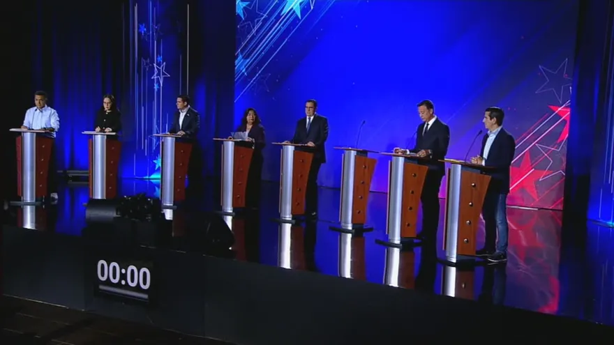 Primer debate presidencial.