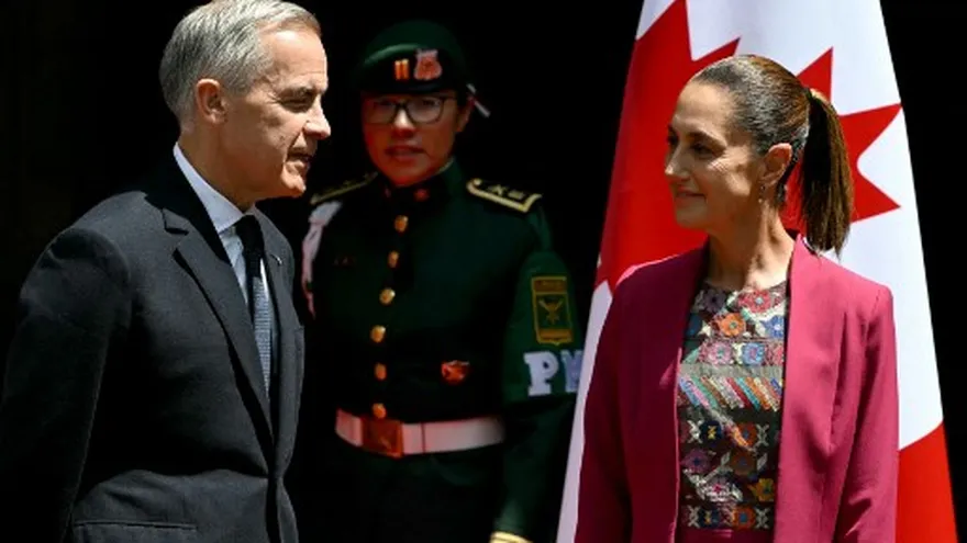 Mark Carney, visita a la presidenta mexicana, Claudia Sheinbaum