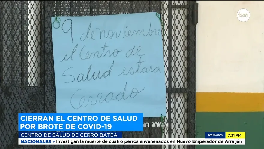 Cierran el centro de salud por brote de covid-19
