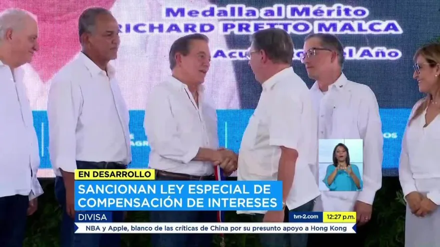 Cortizo sanciona Ley Especial de compensación de intereses para el sector agropecuario