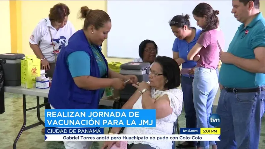 Jornada de vacunación por la JMJ