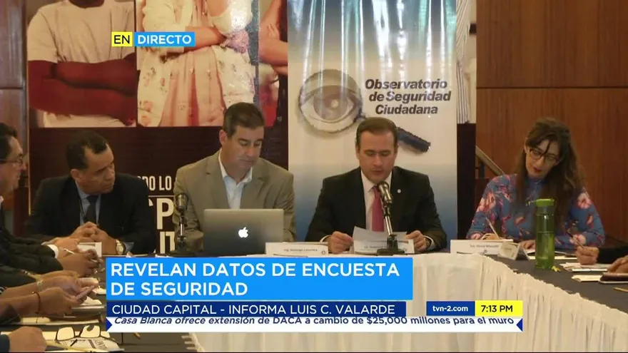 Cámara de Comercio presenta resultados de encuestas de inseguridad