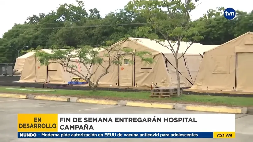 Hospital campaña en Chiriquí podría ser entregado este fin de semana