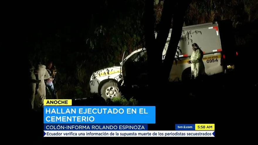 Ejecutan a un hombre y lo abandonan en cementerio en Colón