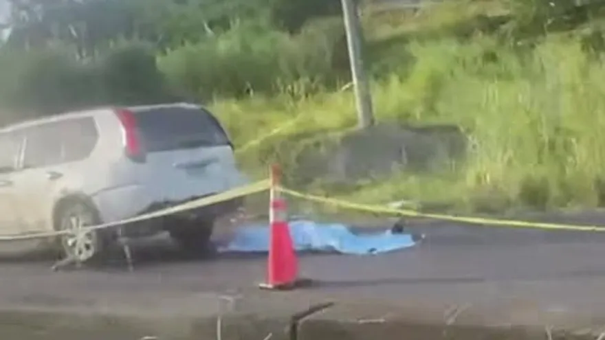 Accidente de tránsito donde muere un miembro de Senafront en Howard (Panamá Pacífico).