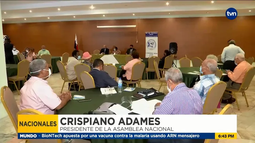 Trabajadores se reúnen con presidente de la Asamblea