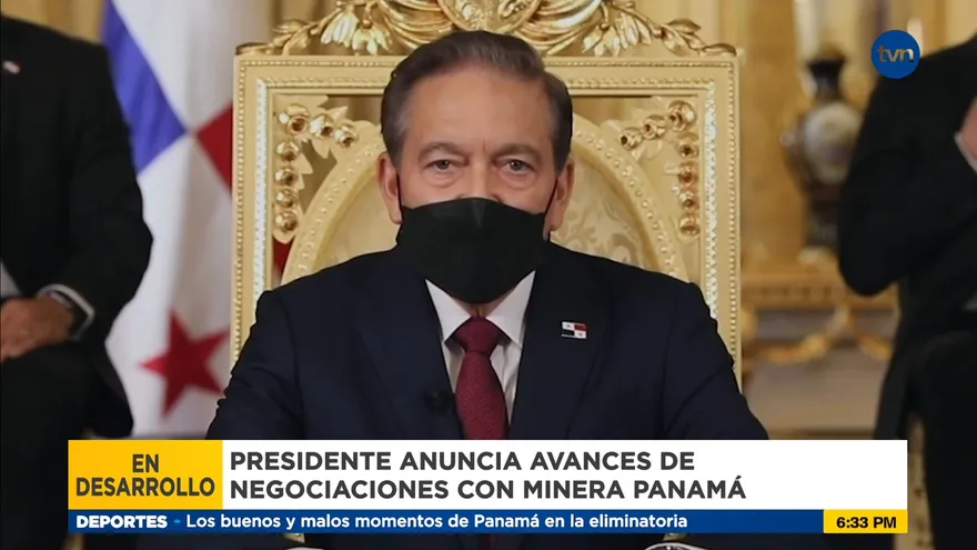 Cortizo anuncia que el 50 % de ingresos mínimos anuales por la extracción de cobre serán para el I.V.M. de la Caja de Seguro Social