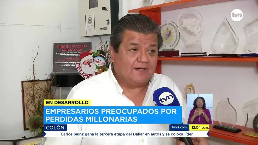 Protestas en Colón, generan pérdidas millonarias