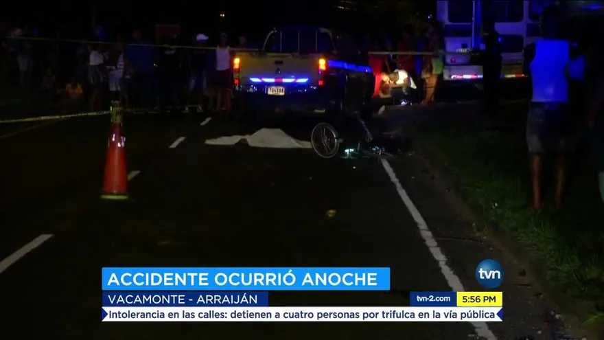 Un menor murió atropellado en Vacamonte