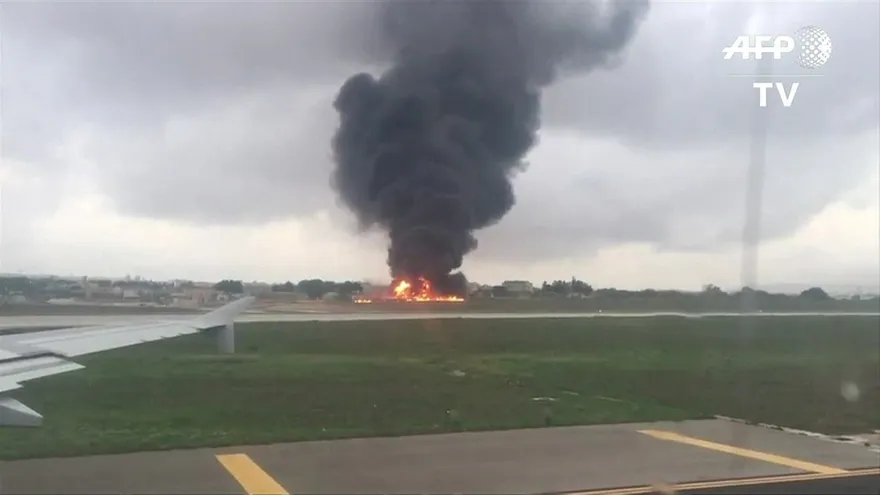 Cinco muertos en accidente de avión en Malta