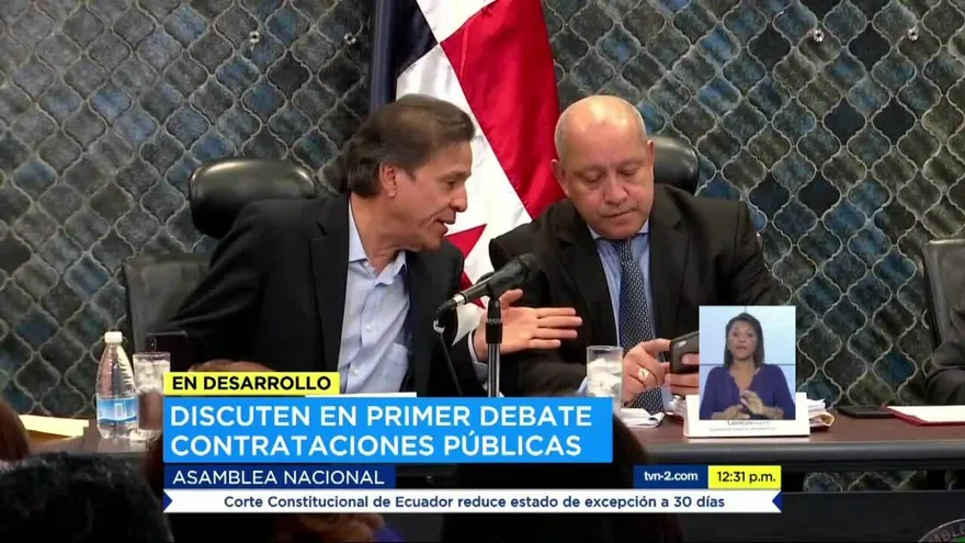 Vuelve a primer debate proyecto de ley sobre contrataciones públicas
