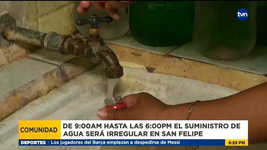 San Felipe sin servicio de agua este domingo