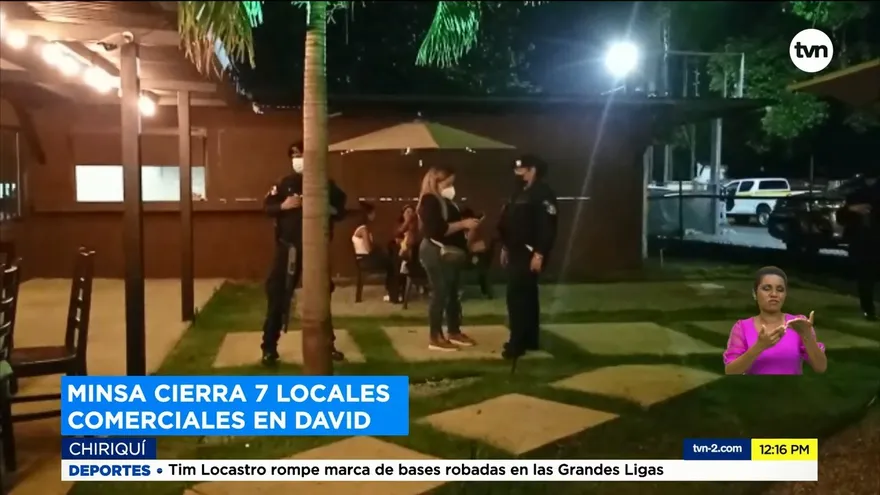 Minsa ordena el cierre de comercios en Chiriquí