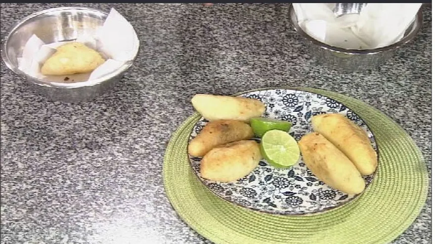 Carimañolas de bacalao