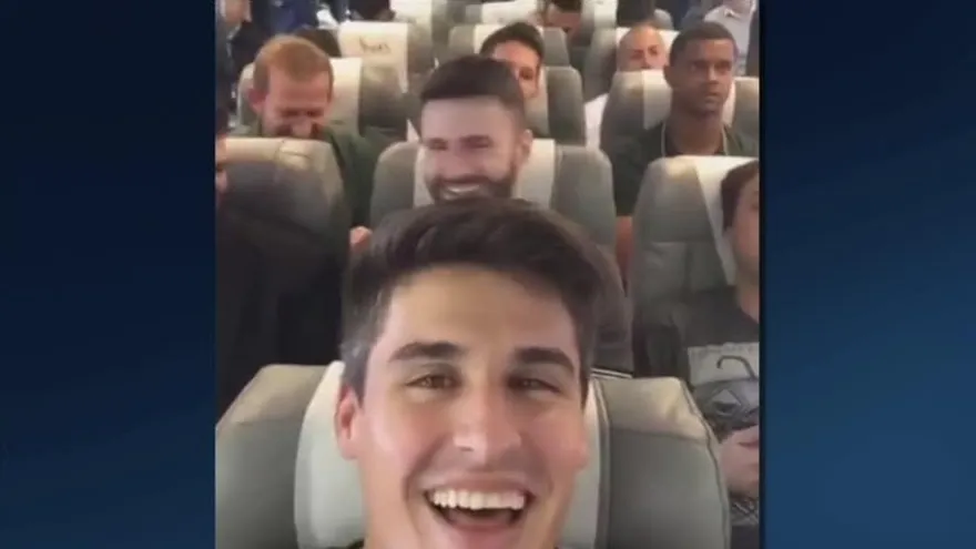 Último video de jugadores del Chapecoense