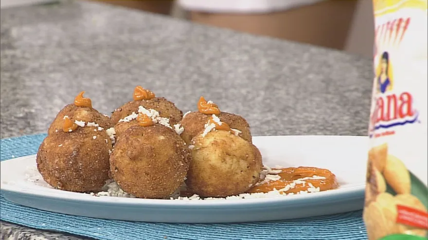 Receta: Croquetas de maíz con queso blanco