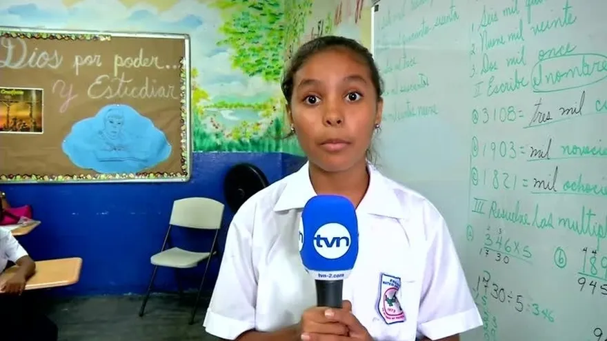 Reportera del día del niño