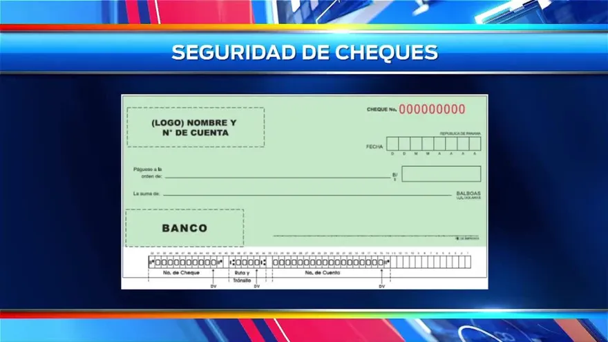 Nuevas medidas de seguridad en los cheques impresos