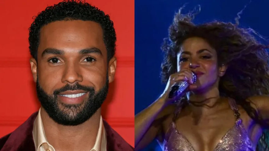 Foto combo de Shakira y Lucien Laviscount