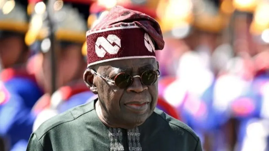 Presidente de Nigeria, Bola Ahmed Tinubu.