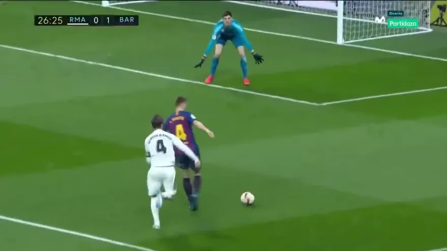 Gol del triunfo del Barcelona sobre Real Madrid