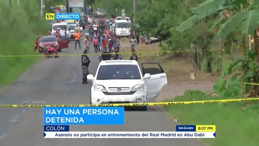 Asesinan un hombre dentro de un auto en Colón