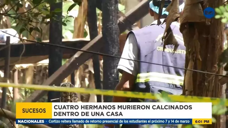 Cuatro menores mueren en incendio de vivienda en Colón