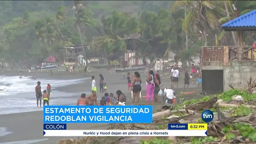 Autoridades reforzarán seguridad en playas de Colón