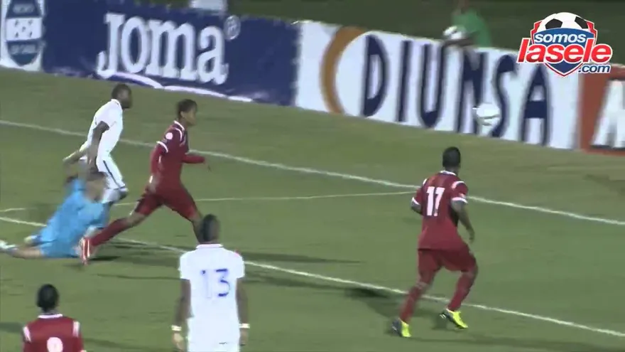 Gol de Honduras anotado por Wilson Palacios