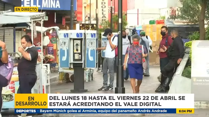 A partir del 18 de abril se inicia la acreditación de Vale Digital