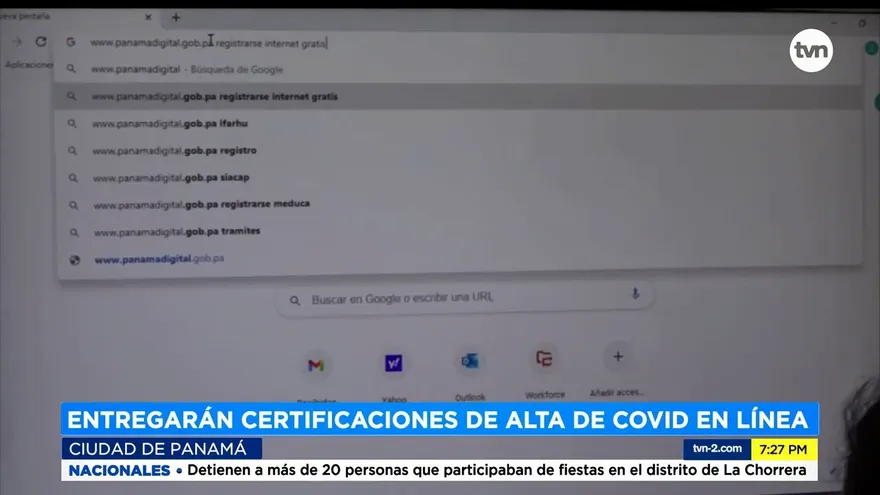 Certificación post covid se podrá descargar digitalmente