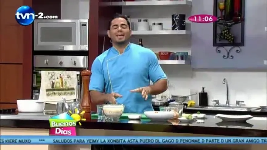 Arroz con camarones y puerro