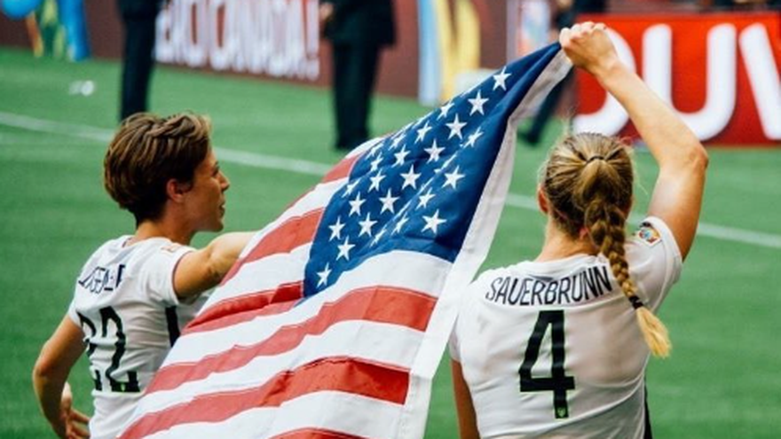 Jugadoras de fútbol selección EE.UU.