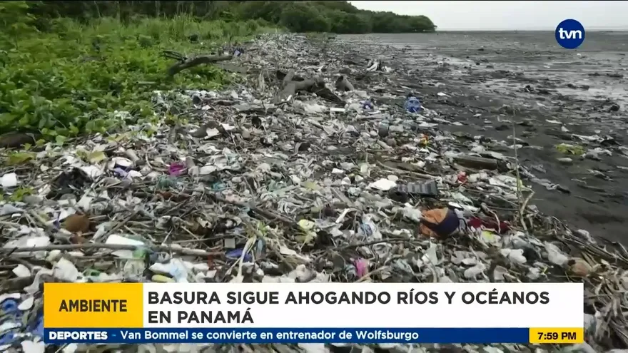 Basura sigue ahogando los ríos y mares de Panamá