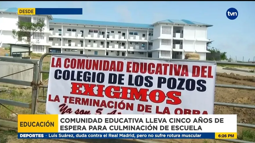 Comunidad de Los Pozos sigue en espera que se culmine centro educativo