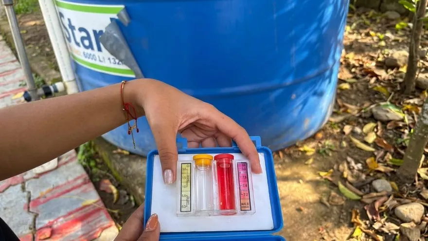 Ministry of Health inspects drinking water tanks in La Villa de Los Santos