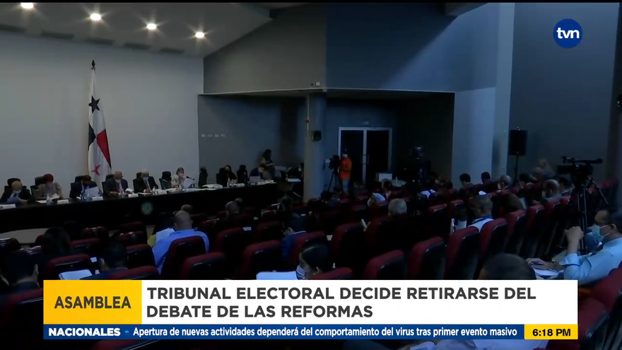 Tribunal Electoral se retira del debate a las reformas electorales